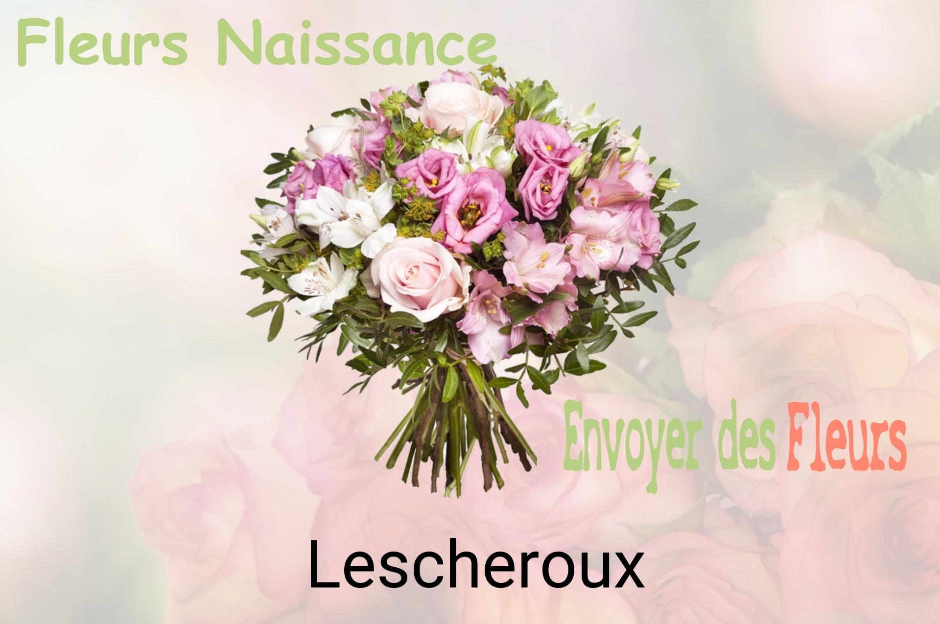 Bouquet de fleurs de naissance livré à Lescheroux