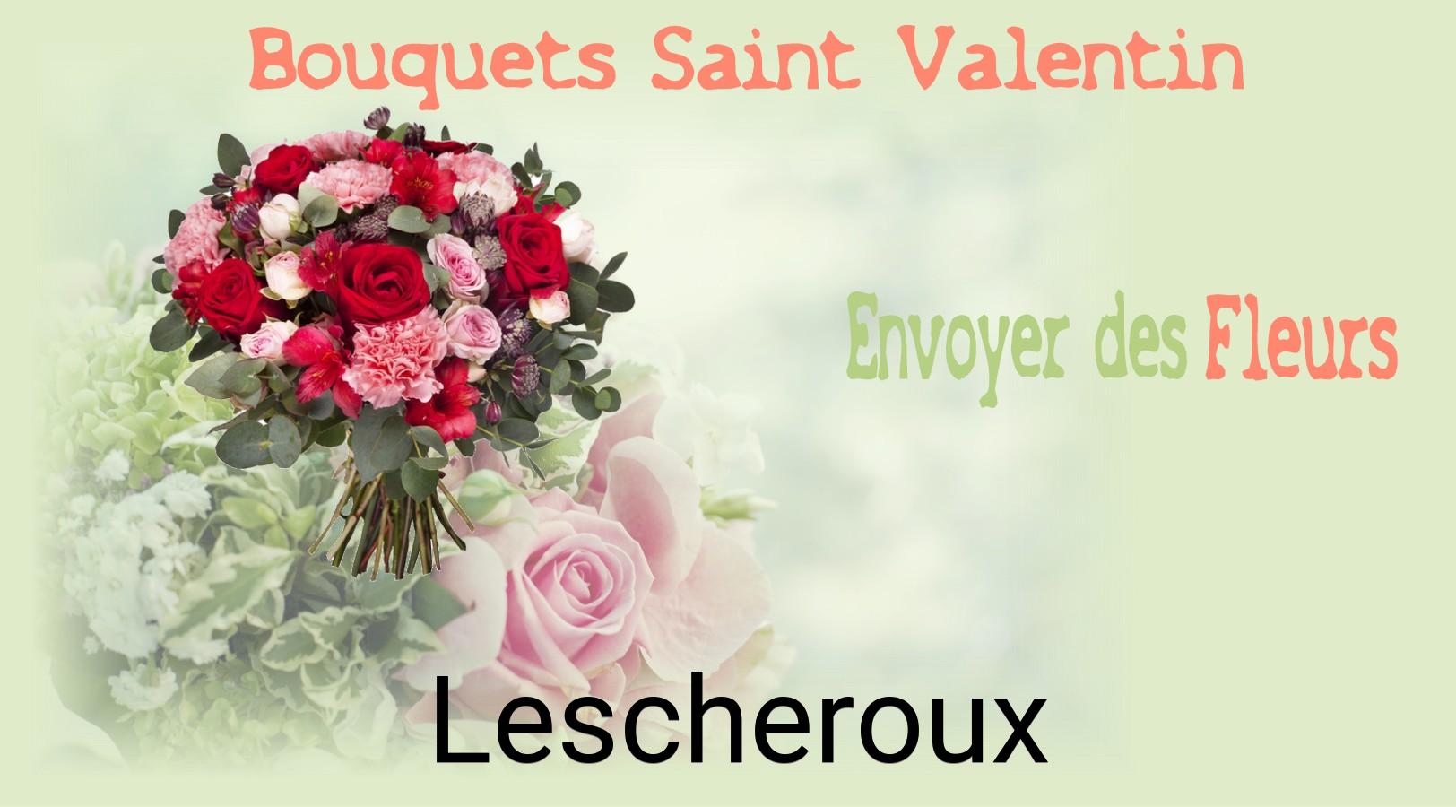 Roses de Saint-Valentin livrées à Lescheroux